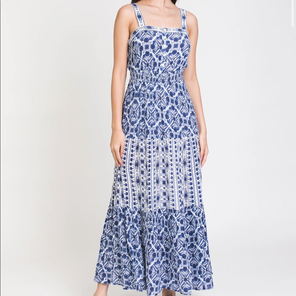 Patrons of Peace blue dress